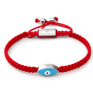 Evil Eye Bracelet - Red / Up to 7 1/2