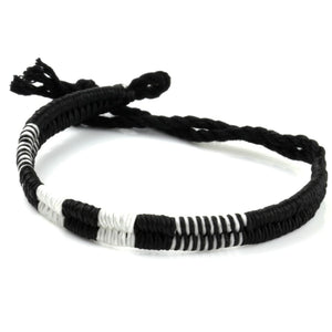 Festival Bracelet - Black / White