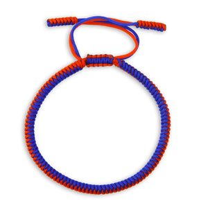 Tibetan Bracelet - Blue and Orange