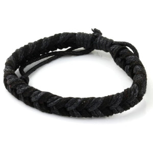 Chevron Bracelet - Black & Black