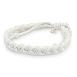 Chevron Bracelet - White &