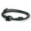 Clover Bracelet on Rope - Mint Blue Camo