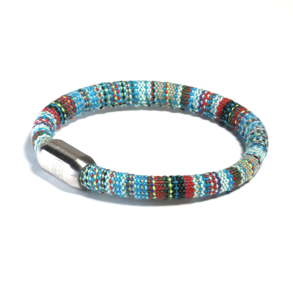 cotton single wrap light blue 6 12 boho bracelet cuff dowling brothers tire jewellery