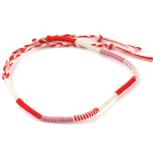 Explorer Bracelet - Red / White / Pink