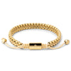Gold Double Box Chain in Champagne - Up to 7 1/4
