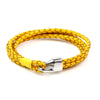 Leather Double Braided Hook - Yellow / 6 1/2