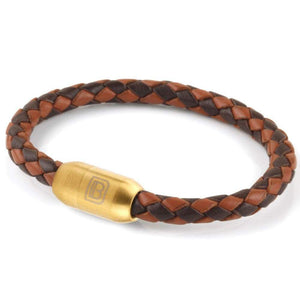 thumbnail image 2 of The Lionz Bling Vintage Style Brown Genuine Leather & Antiqued Silver Fish Hook Clasp Bracelet 2 of 4