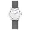 Minimalist Watch - White - Gray