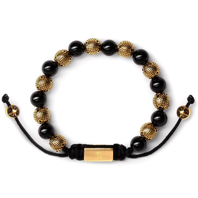 Onyx and Gold Tropez - 6 1/4 - 7