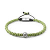 Seed Bead - Sterling Silver - Olive Green