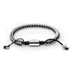 Woven Chain Bracelet in Navy