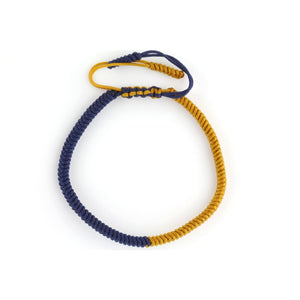 Tibetan Bracelet - Half Navy Gold