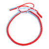 Tibetan Bracelet - Red and Light Blue